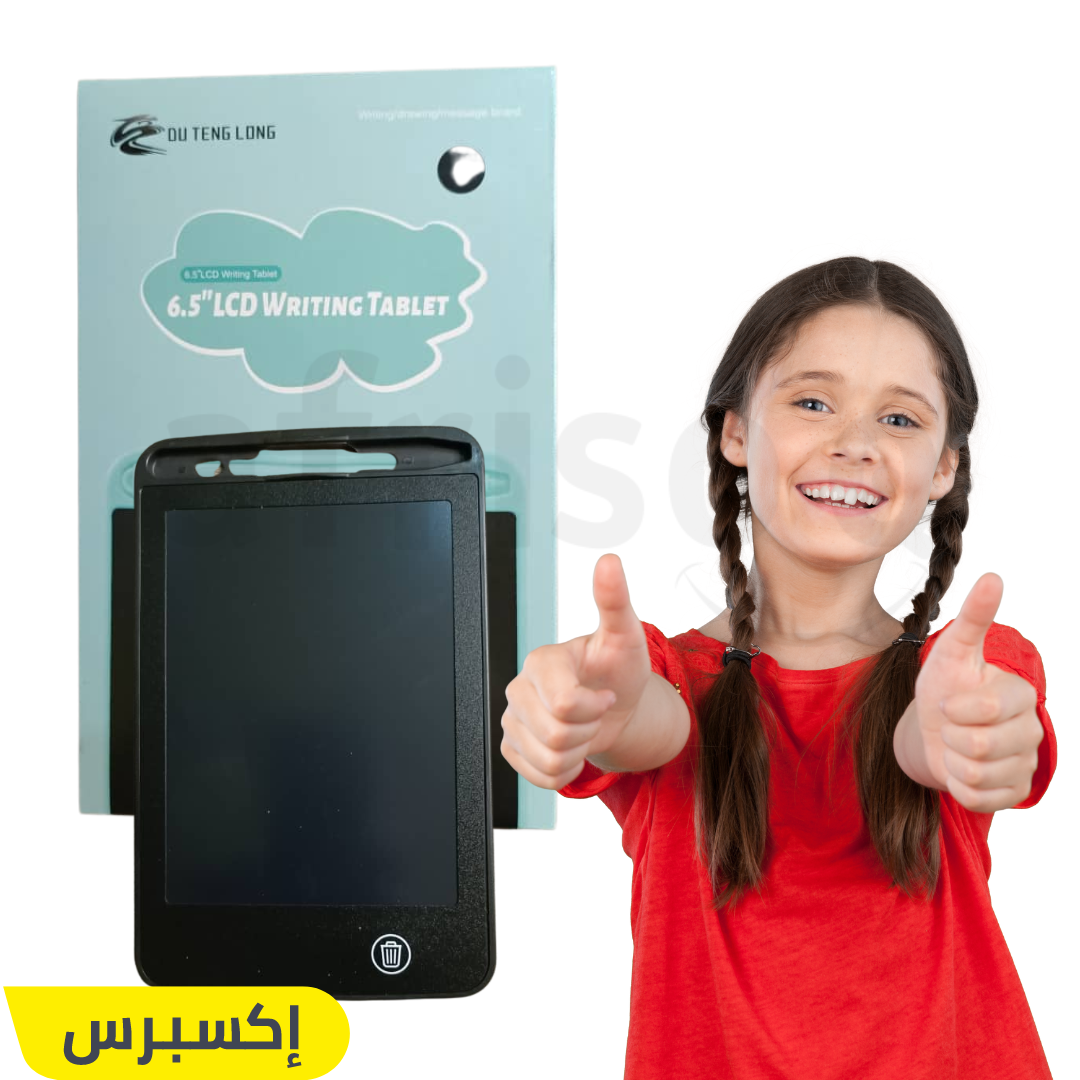 لوح تابلت للكتابة بشاشة LCD مقاس 6.5 بوصة